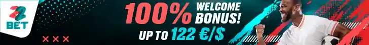 22bet deposit bonus